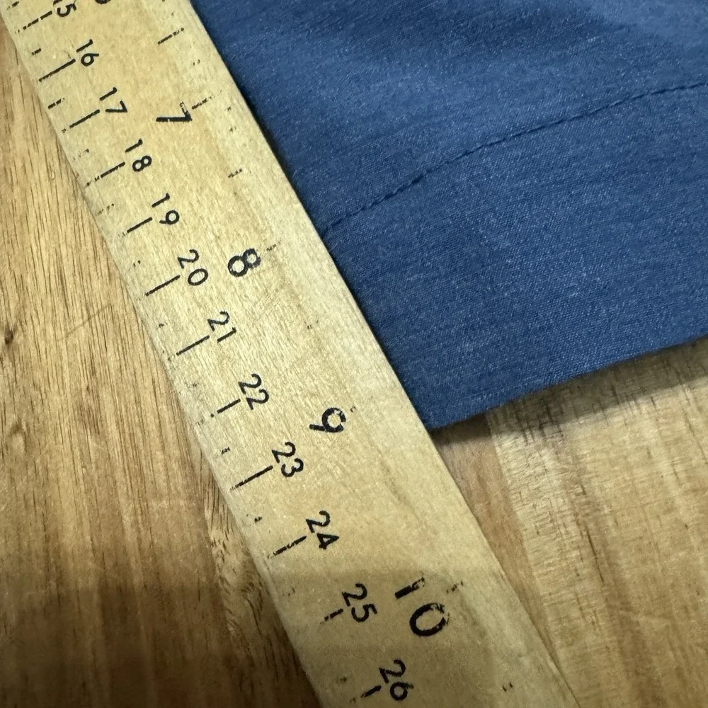 Faherty All Day Shorts Mens 36 Blue Chino Performance Drawstring 9